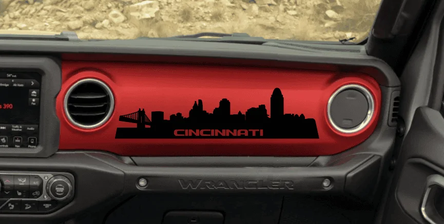Jeep Wrangler JL Dash Board Sticker C1D0E6FF-D35E-4B45-9B74-F02156746DF8