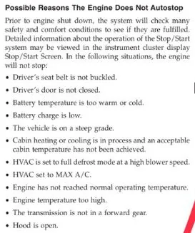 Jeep Wrangler JL Stop start in battery protection mode batt