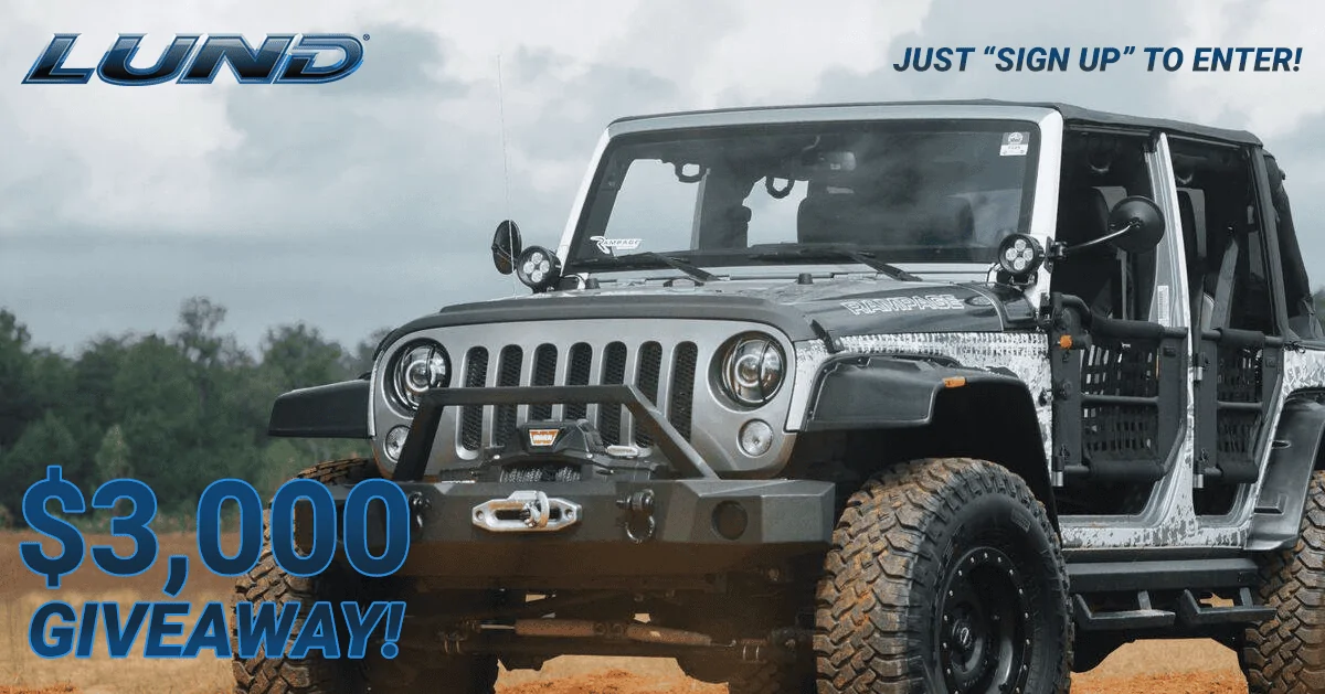 Jeep Wrangler JL Monthly Giveaway! LundMonthlyGiveaway