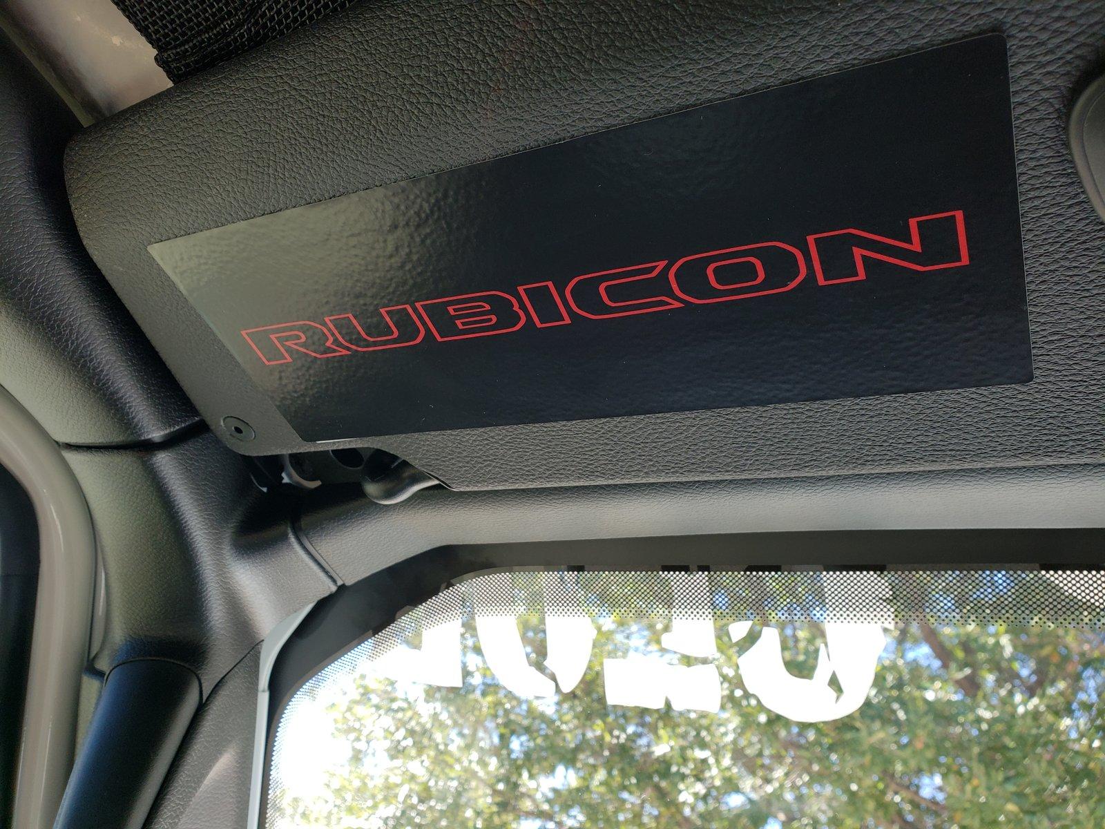 Jeep Wrangler JL Sun visor warning decal removal mod 20181221_122147