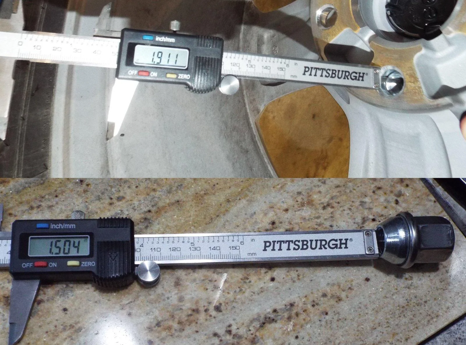 Jeep Wrangler JL Lug stud length & nut info lugdepth