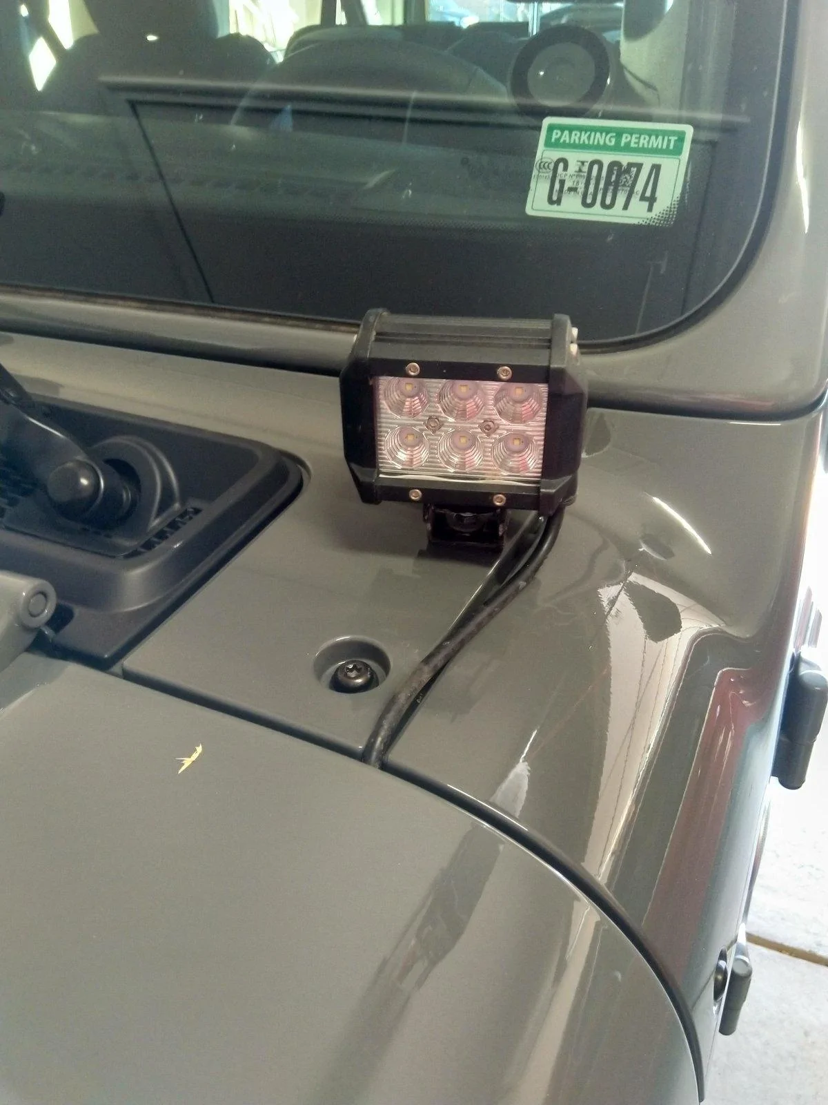 Jeep Wrangler JL Mounted a pillar lights. IMG_20181222_153536
