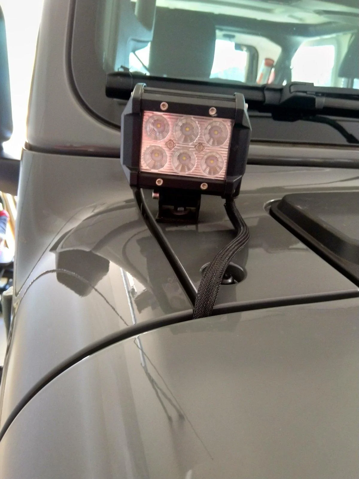 Jeep Wrangler JL Mounted a pillar lights. IMG_20181222_153545