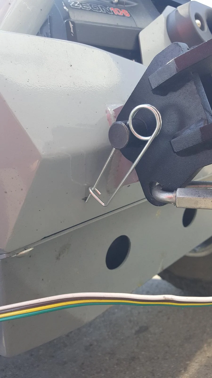 Jeep Wrangler JL Flat Towing with Installed Winch 20180831_134458