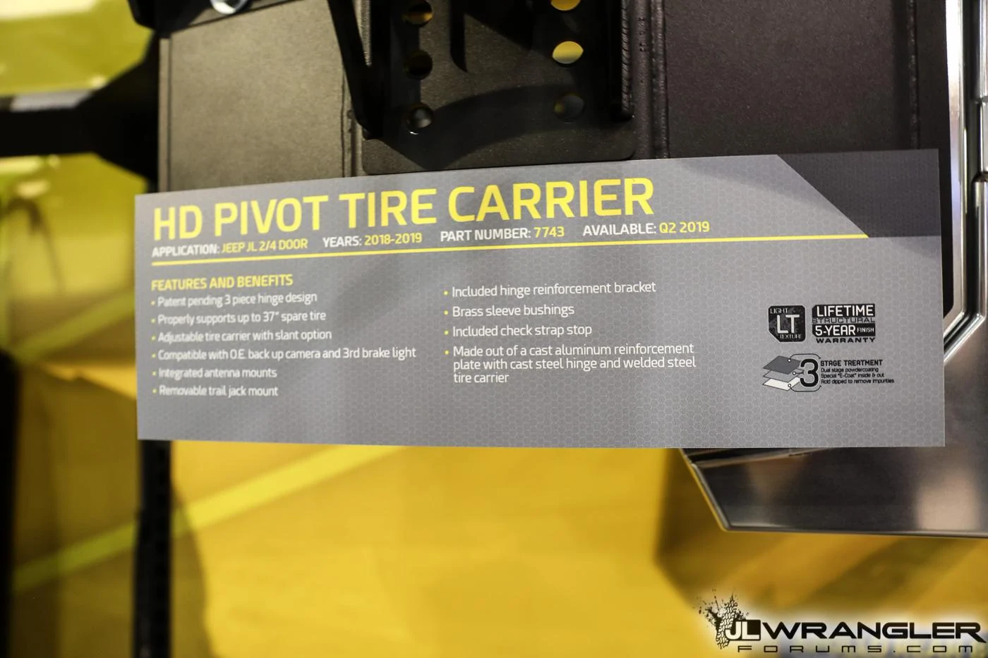 Jeep Wrangler JL The Tire Carrier Thread smitty2