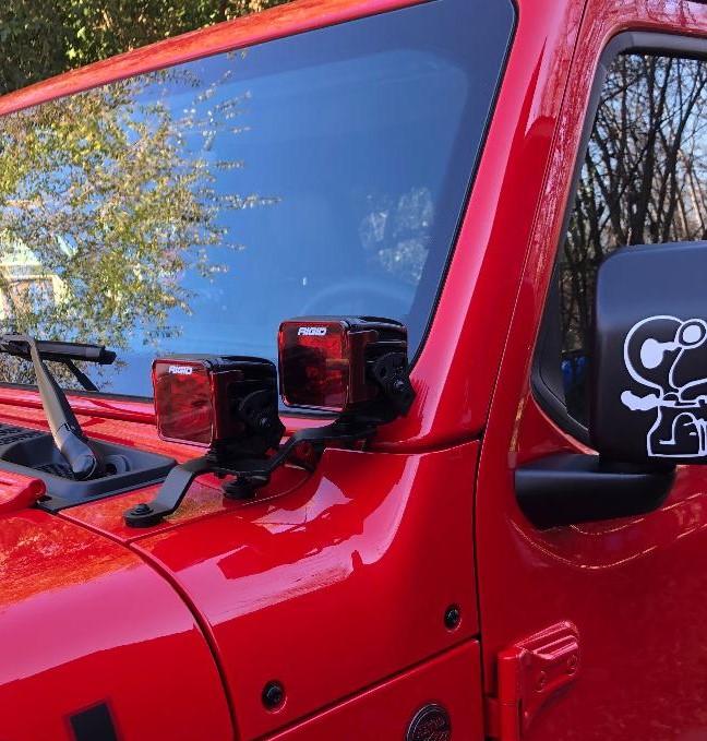 Jeep Wrangler JL Go Rhino dual cube mounts Go_Rhino_02