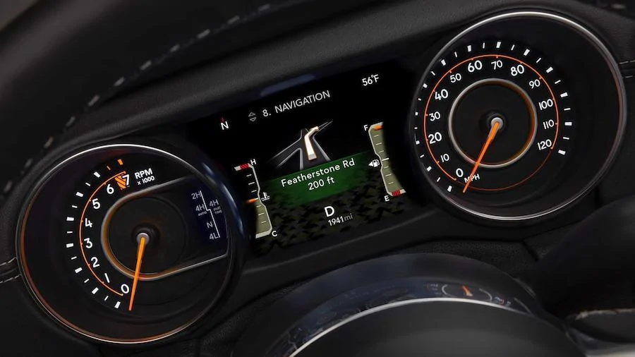 Jeep Wrangler JL Top Speed 2019-Cluster