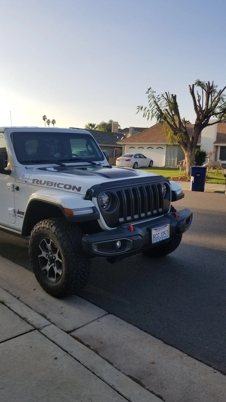 Jeep Wrangler JL Blacking out the grill 20181221_154025