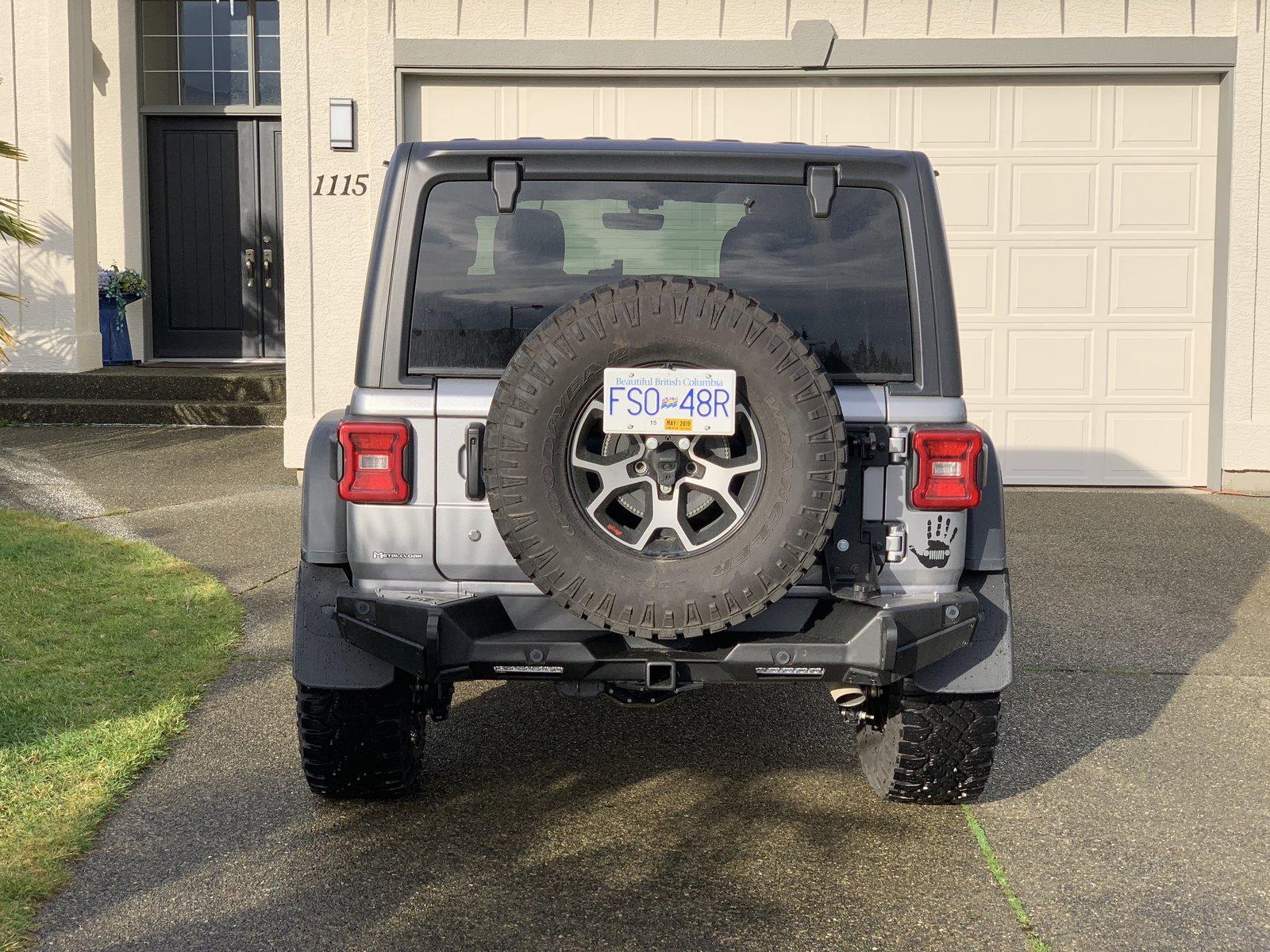 Jeep Wrangler JL Made my own custom rear mud flaps E6ECB545-7C3F-4FF4-8E92-F4CB07117BCA