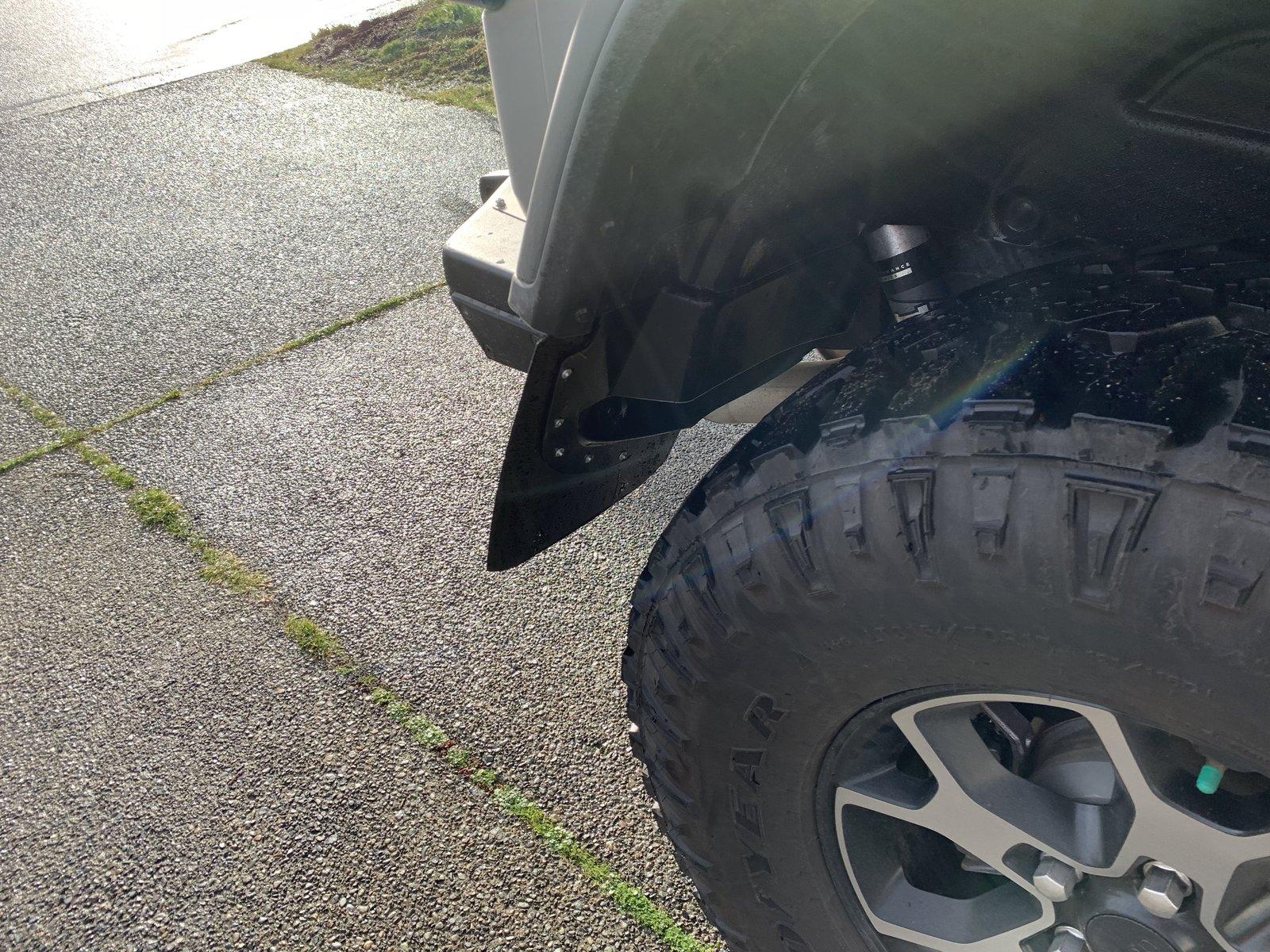 Jeep Wrangler JL Made my own custom rear mud flaps 2BBFB96C-BD5B-48C3-9FF2-CCD127AA0575