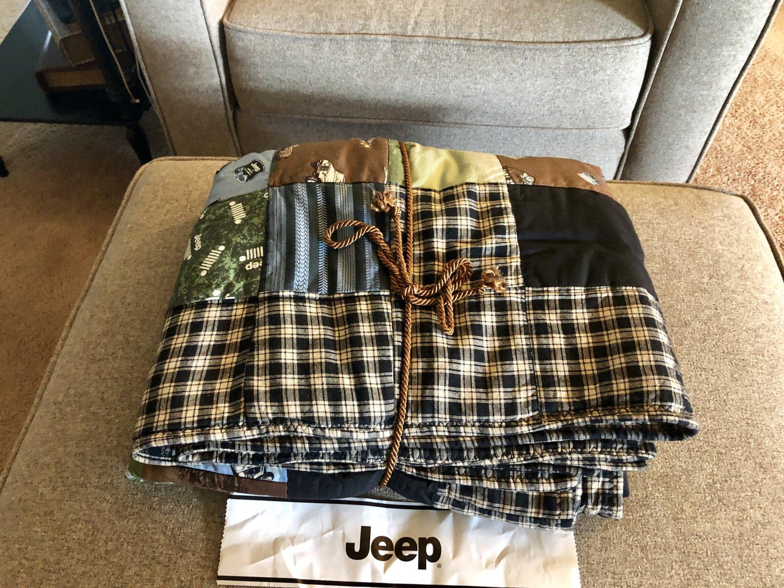 Jeep Wrangler JL Handmade Jeep Quilt 907BD5B2-795D-4F9E-8375-491F7EC52833