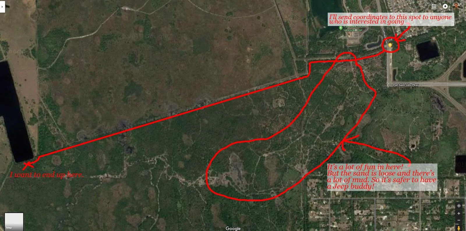Jeep Wrangler JL Florida Roll Call! Fay Lake Offroad Trail Marked