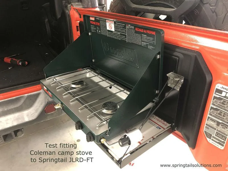 Jeep Wrangler JL Tailgate storage Test%20fit%20JLRD%20Coleman%20stove%20side_zps0xpiy0dn
