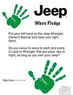 Jeep Wrangler JL Jeep Wave [the hand thing, not the program] EB9B2B21-A549-4324-A255-0D690D792F1E