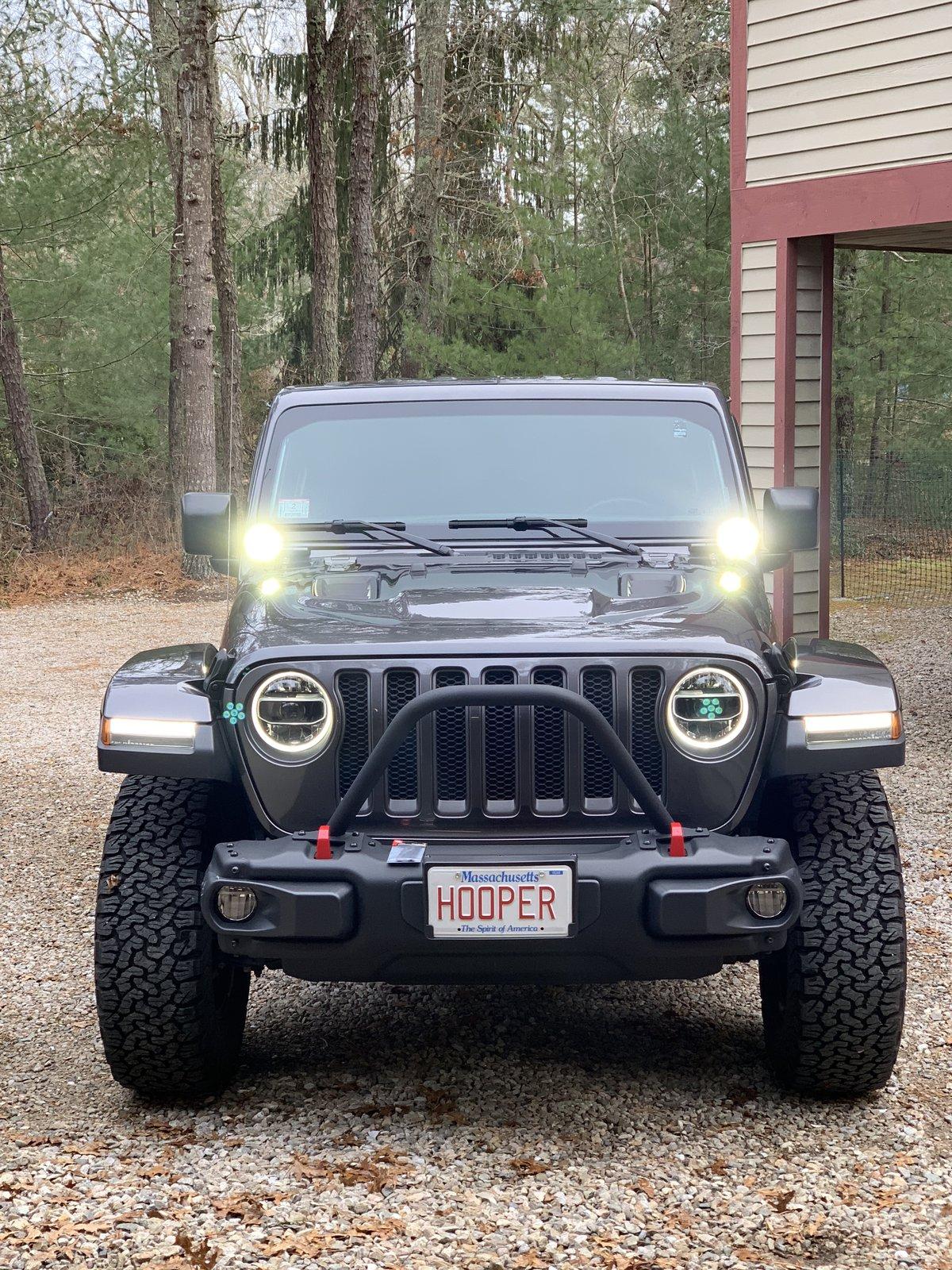 Jeep Wrangler JL All New Inspired Engineering "A Pillar" Lighting options 9B09F84B-221B-4A65-877E-C5FC33C2A258