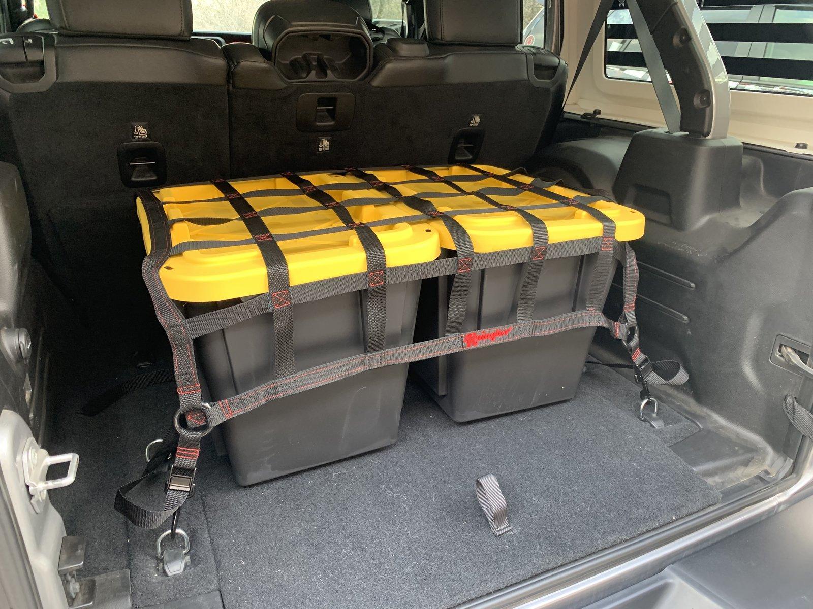 Jeep Wrangler JL What are you using for a cargo organizer? Photo Nov 07, 3 19 52 PM