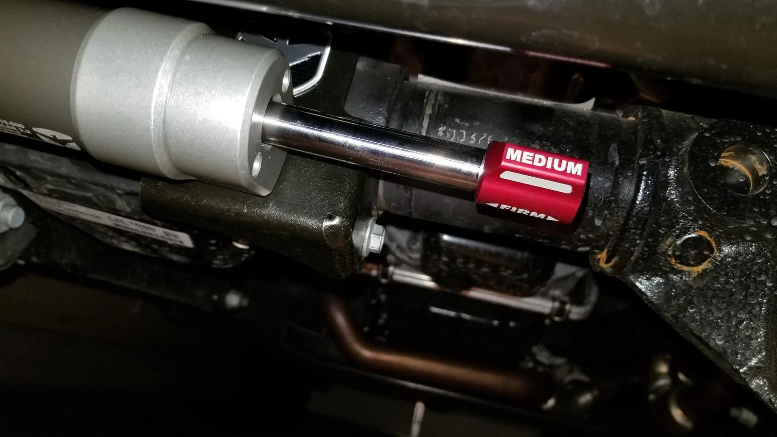 Jeep Wrangler JL Falcon 2.2 Steering Stabilizer Installed 20190112_173654