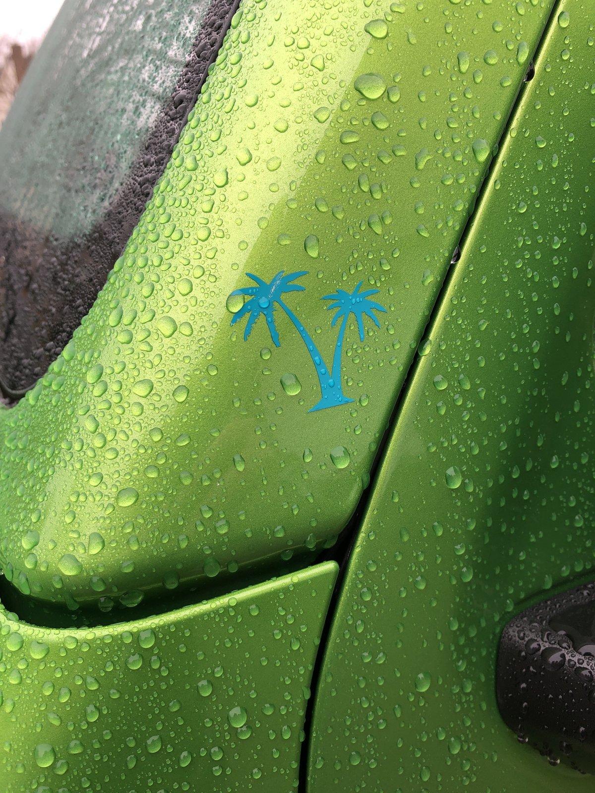 Jeep Wrangler JL colors that go with Mojito Palm