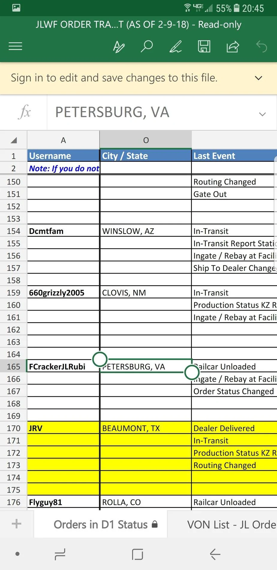 Jeep Wrangler JL ORDER TRACKING for your Jeep Wrangler Screenshot_20180209-204524