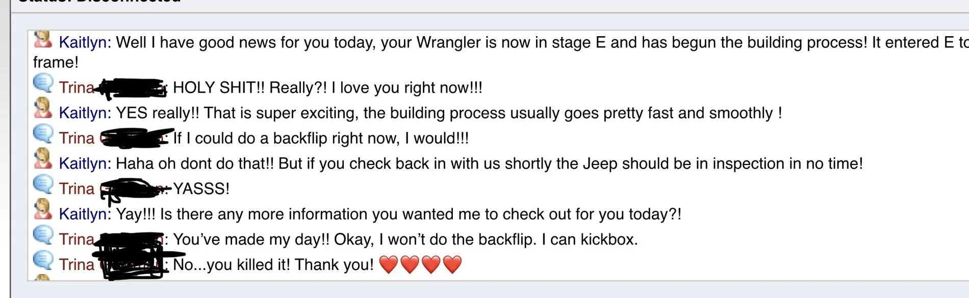Jeep Wrangler JL ORDER TRACKING for your Jeep Wrangler 38ED6F1E-BE90-4A92-9622-98CDEFA1B8C6