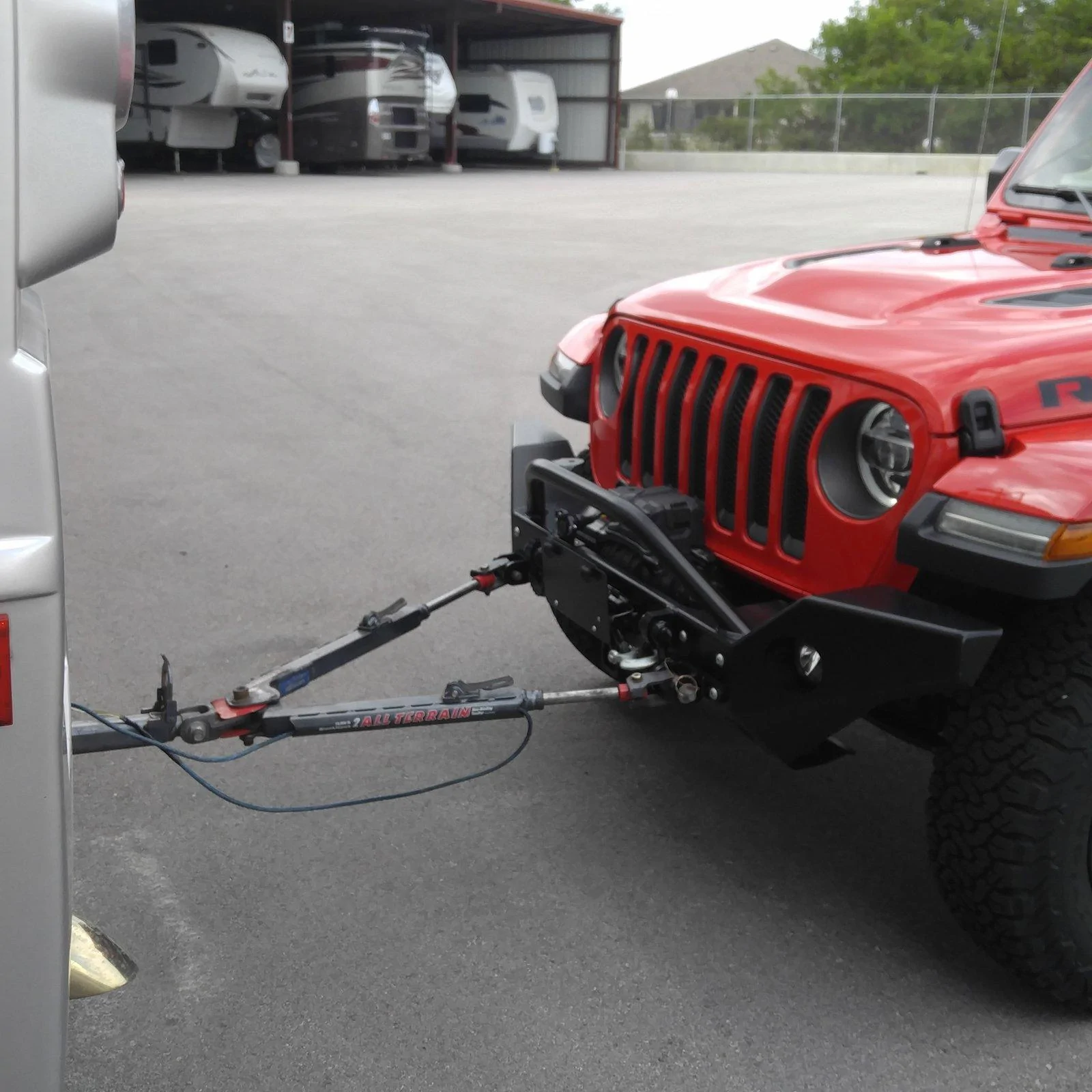 Jeep Wrangler JL Flat-tow Set-up 20180908_160445