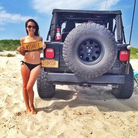 Jeep Wrangler JL Bikini assholelicenseplate