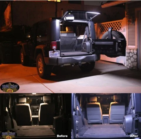 Jeep Wrangler JL Rear glass light bar 51hs7joI5mL
