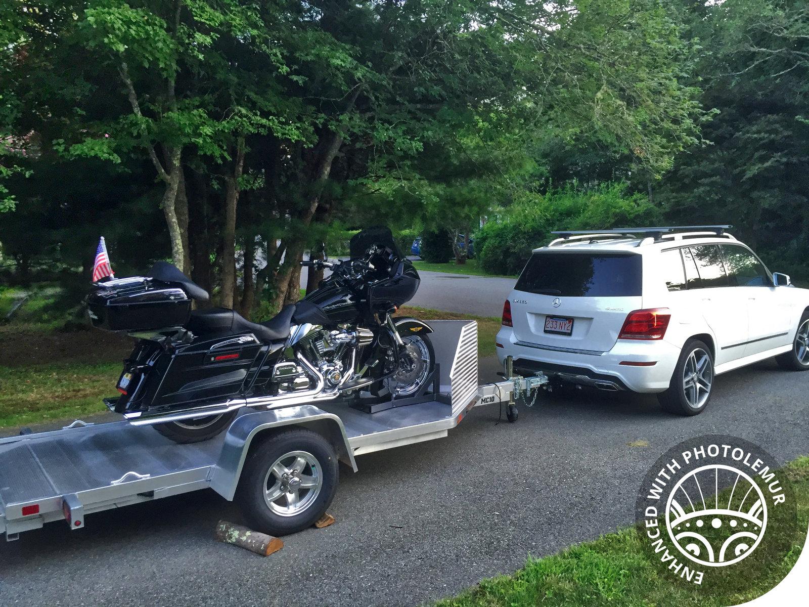 Jeep Wrangler JL Towing a utility trailer IMG_3414