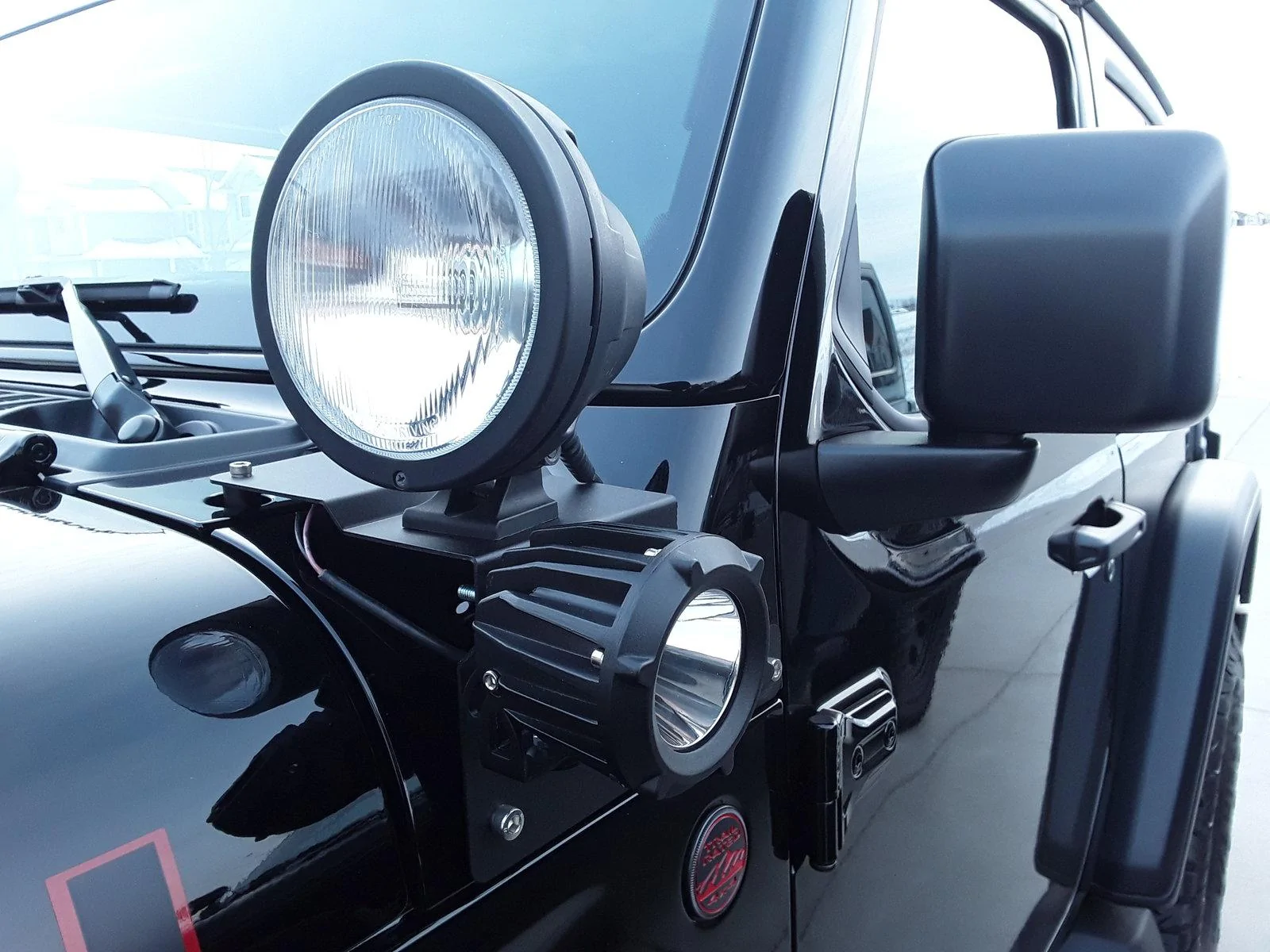 Jeep Wrangler JL What did you do TO your Jeep JL today? JL Cowl KC driving - side lights