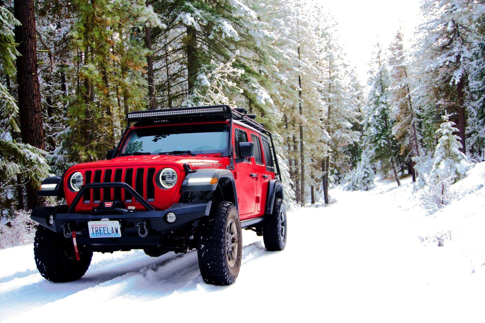 Jeep Wrangler JL Snow driving Tips snow