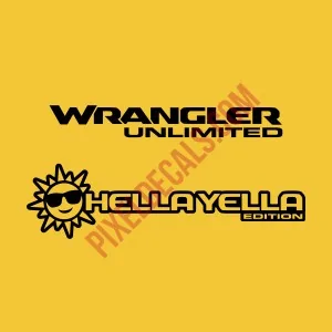Jeep Wrangler JL New JL Decals added! jl_hellayella_sun_smpl-300x300