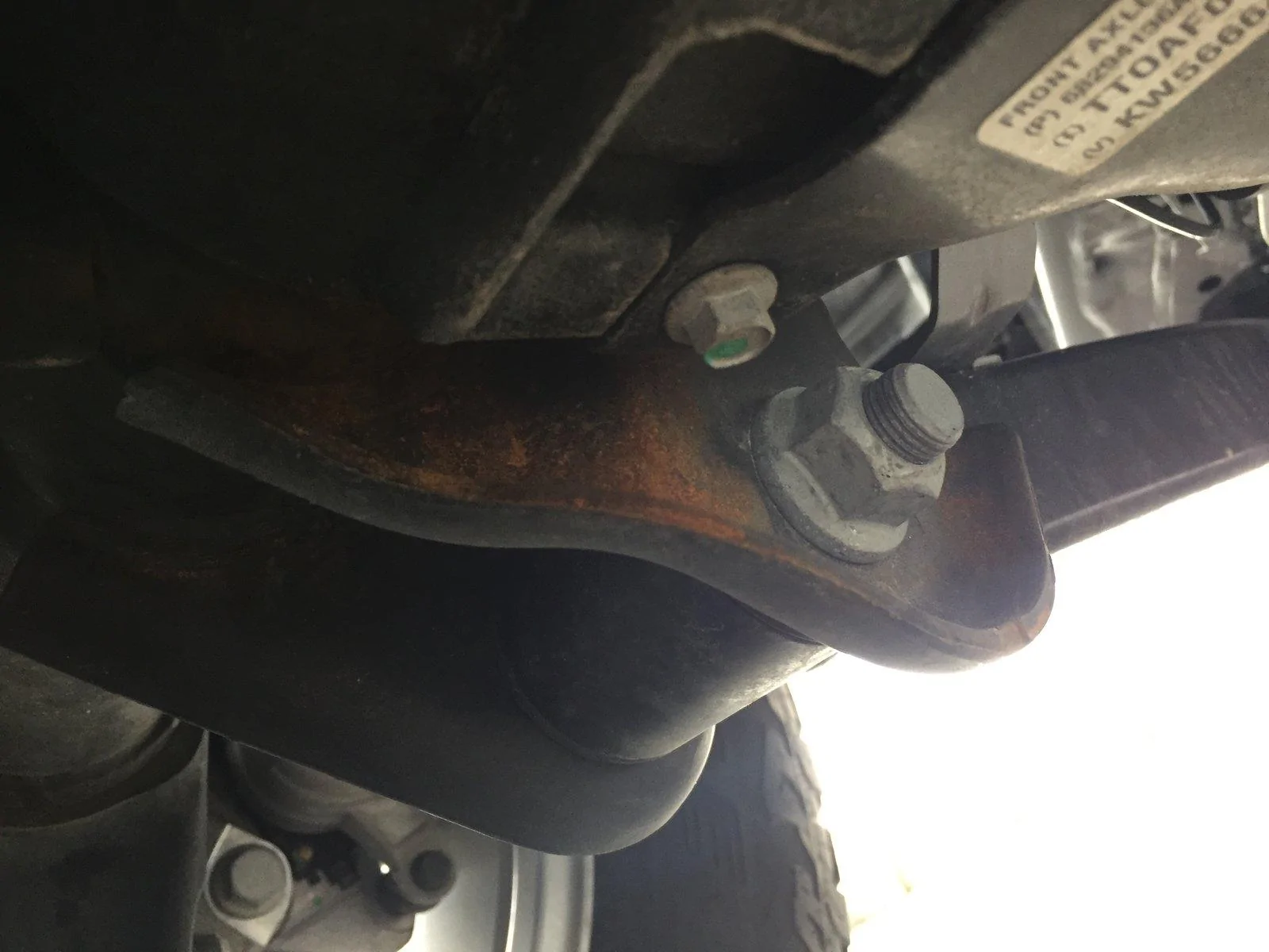 Jeep Wrangler JL Is this amount of rust normal? image5