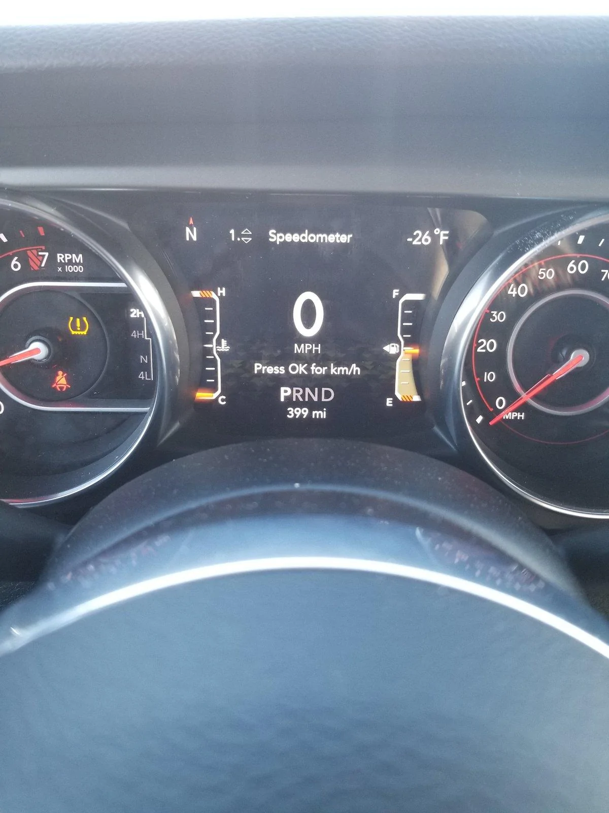 Jeep Wrangler JL Started right up in -50 degree temp 20190130_085005