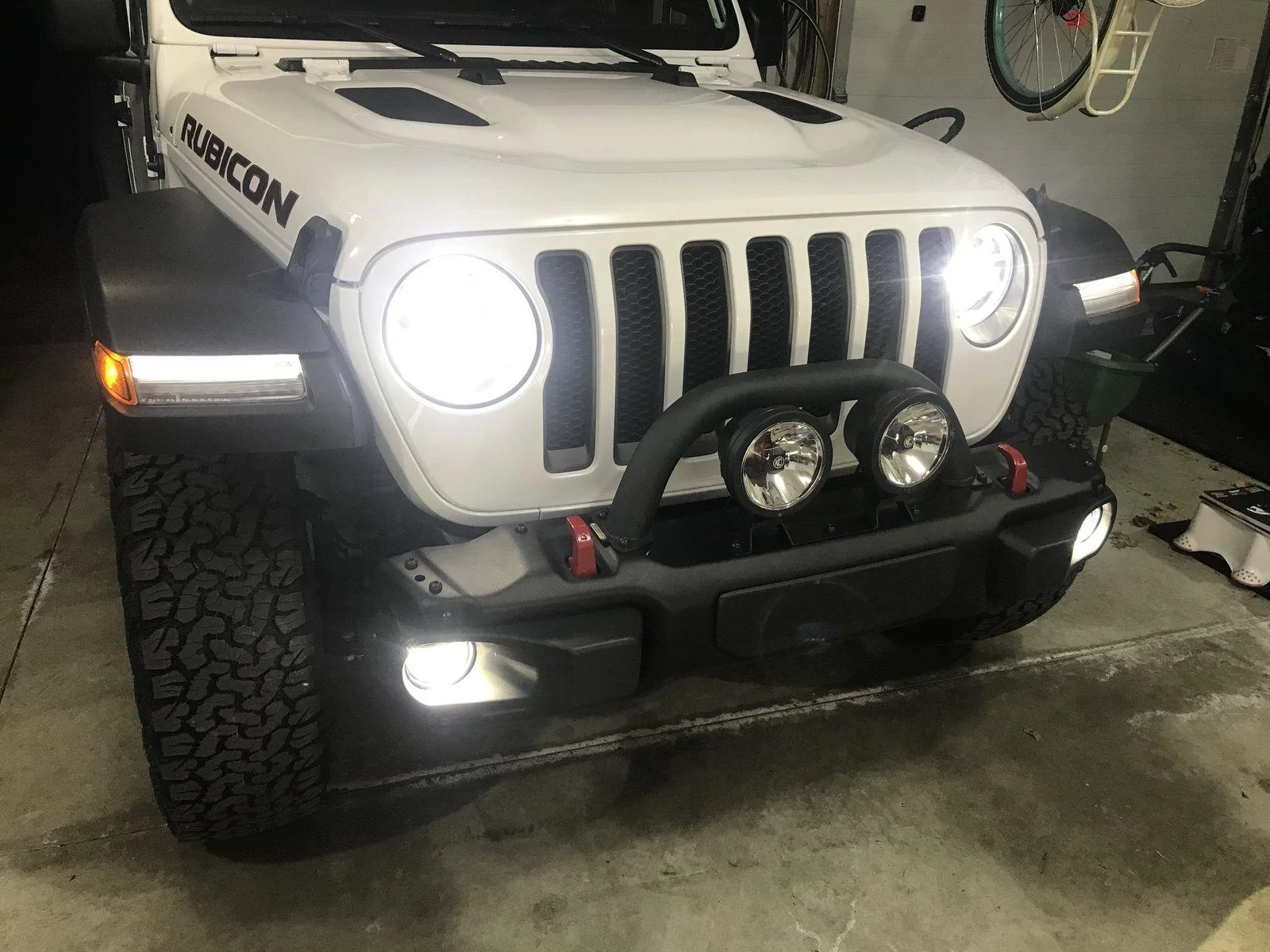 Jeep Wrangler JL Factory steel bumper light recommendations 25570A0A-CAF0-43D3-84A7-65E69FC8C8F7