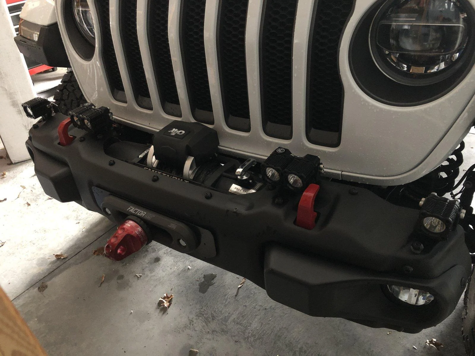 Jeep Wrangler JL Factory steel bumper light recommendations imag