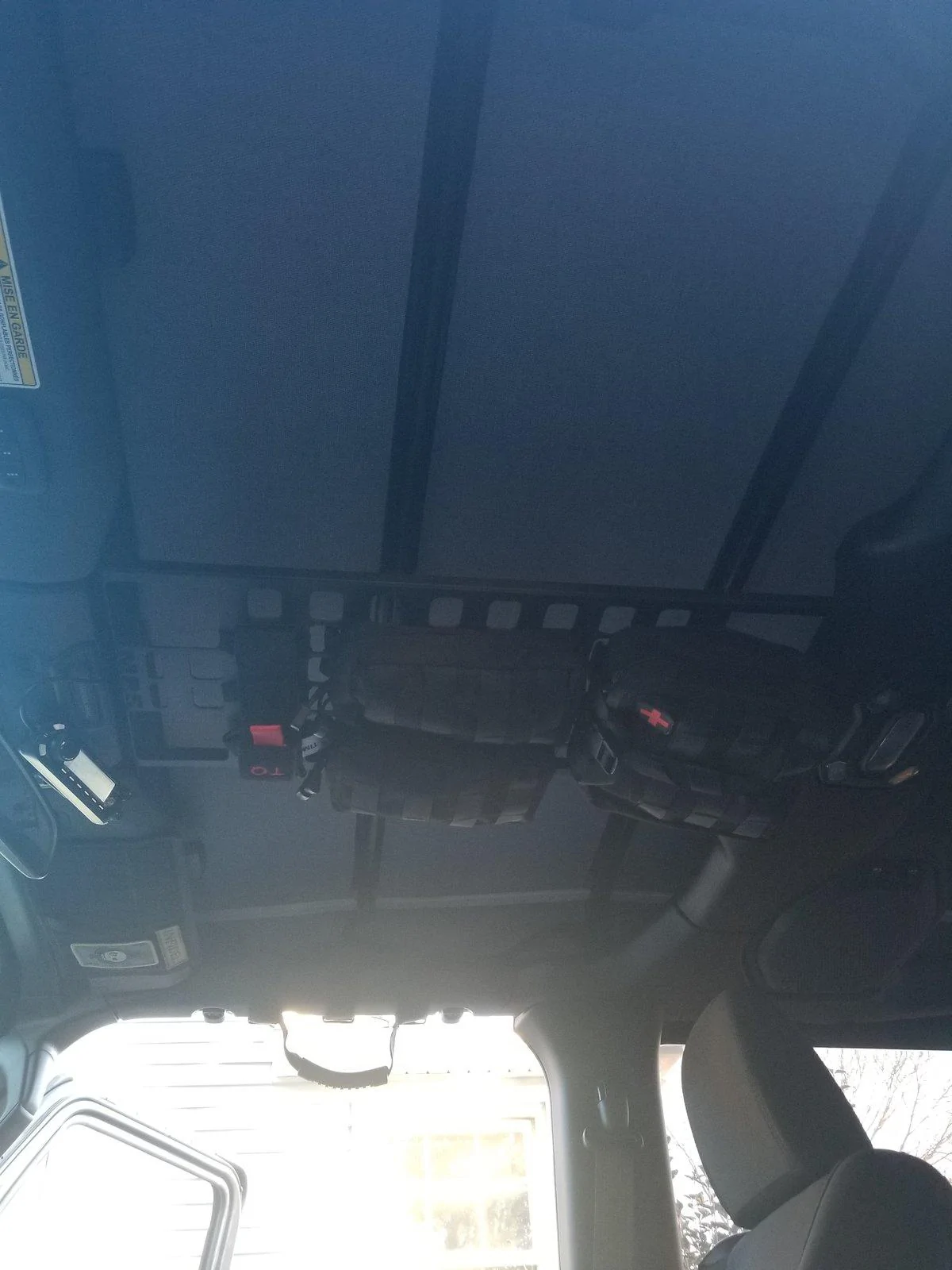 Jeep Wrangler JL Ideal Ham Radio/CB Mount Location (For Icom ID4100 at least..) 20190204_155607