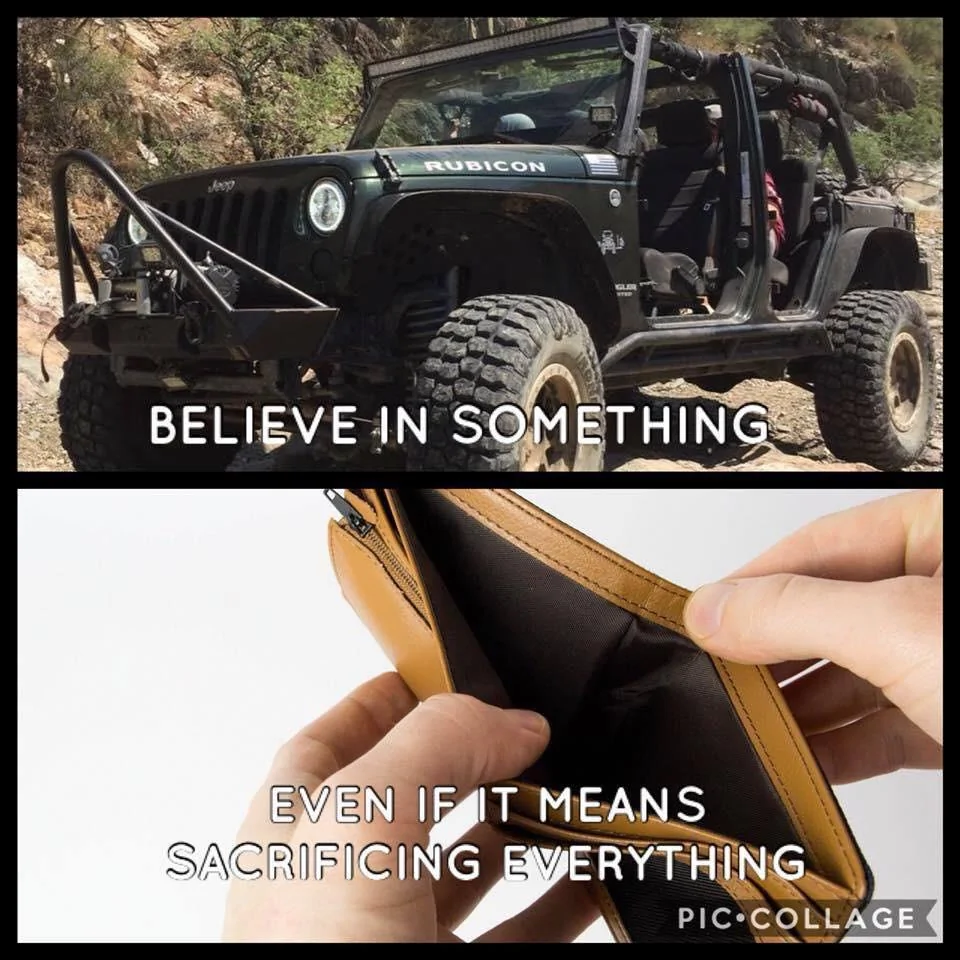 Jeep Wrangler JL Let me see some Jeep memes. Here’s some I made but I’m lacking creativity. 439FFC52-029A-45DC-AB50-D85D97CAD6D8