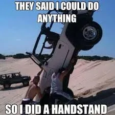 Jeep Wrangler JL Let me see some Jeep memes. Here’s some I made but I’m lacking creativity. C5BBF99A-8096-498E-82E0-E814A6F8EBA4