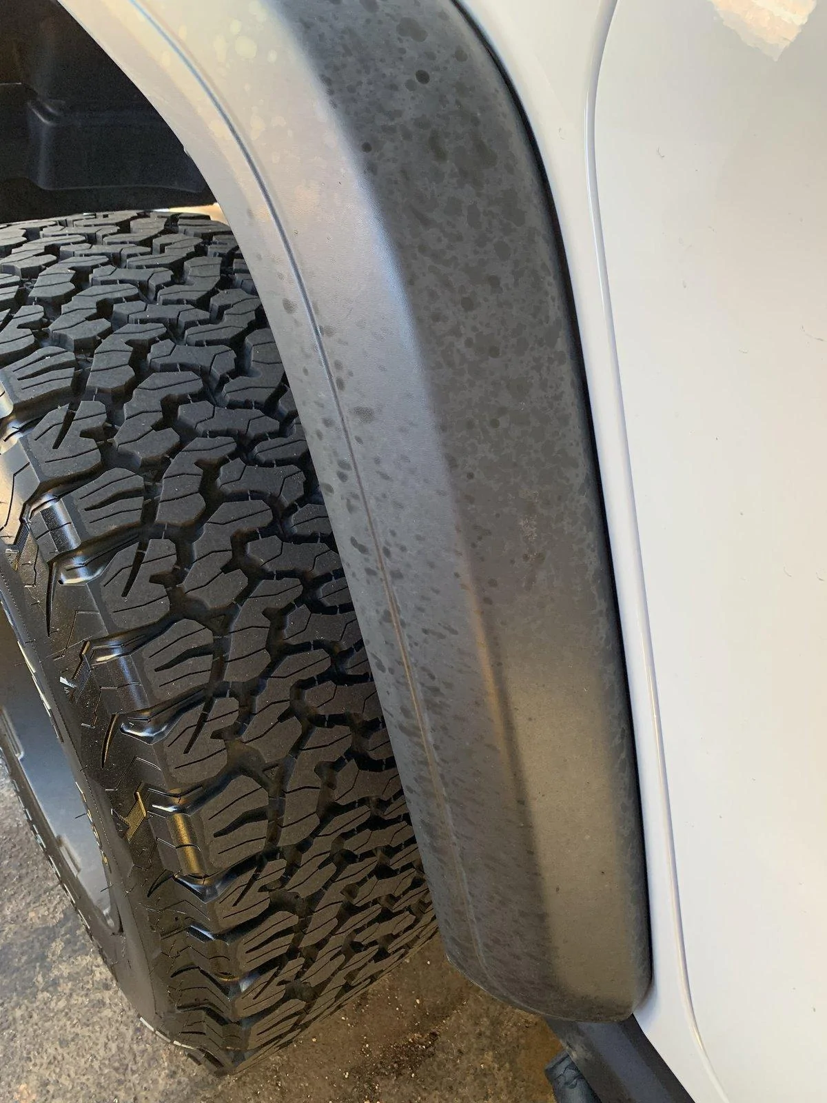 Jeep Wrangler JL Tire shine on flares 344475F6-F2A4-43C2-A9E2-4ABF1CC4ED2A