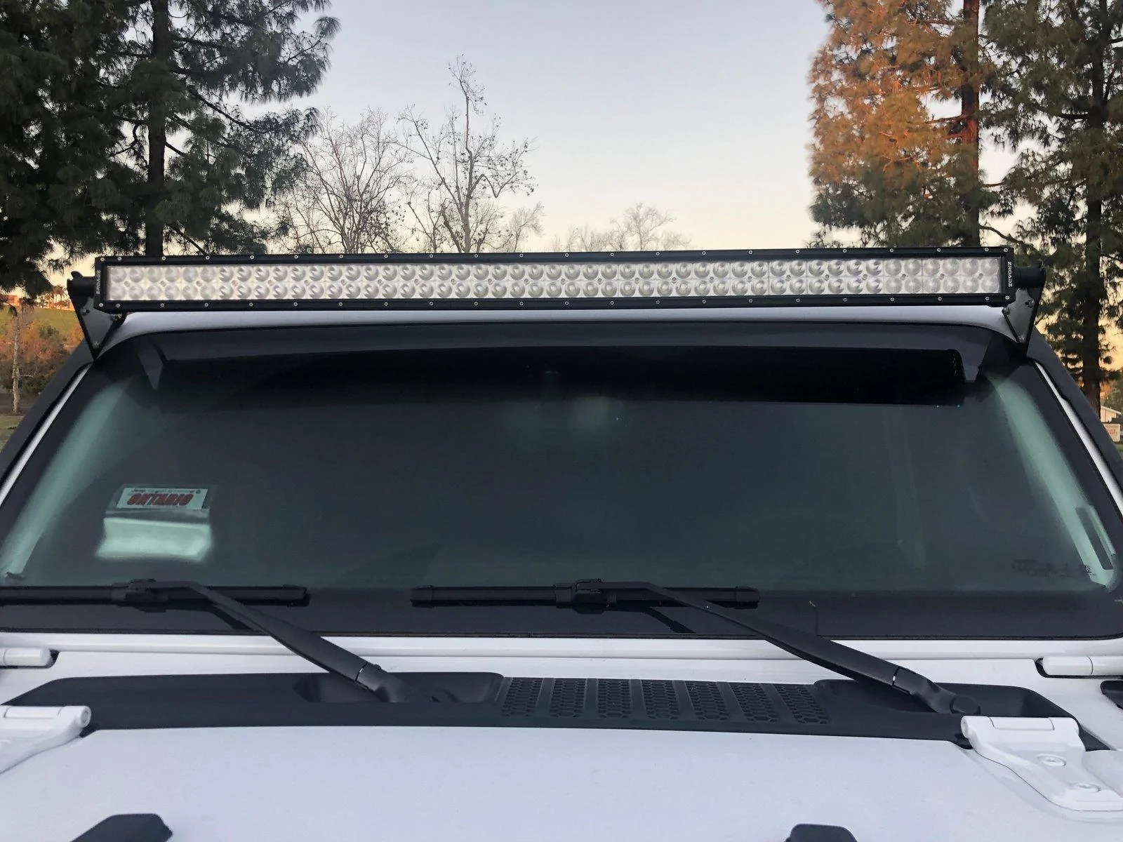Jeep Wrangler JL Zroadz LED light bar Kit 2046C541-502B-4C6C-8495-8FFCF558A85A
