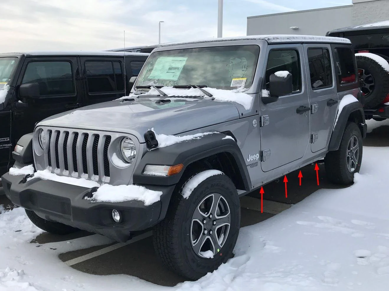 Jeep Wrangler JL Rock Sliders and Side Step IMG_2865