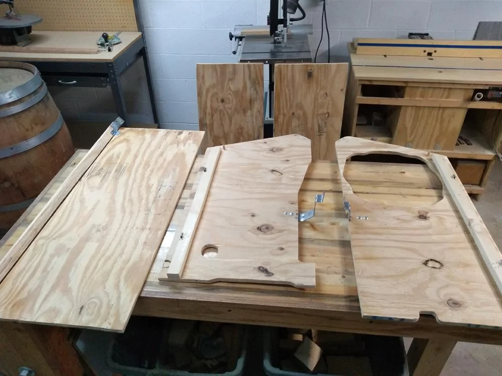 Jeep Wrangler JL Custom cargo "security" enclosure for under $100 enclosure - rough panels