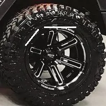 Jeep Wrangler JL Tire size and rim backspacing Trail_Grappler