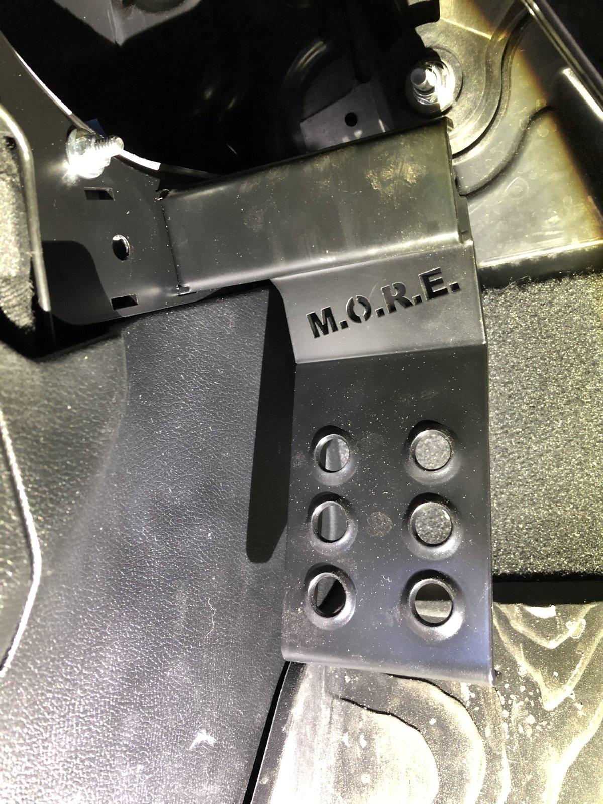Jeep Wrangler JL M.O.R.E. Dead Pedal install tip 0CF32C39-E1FC-471E-A621-3DA2573C6A4E