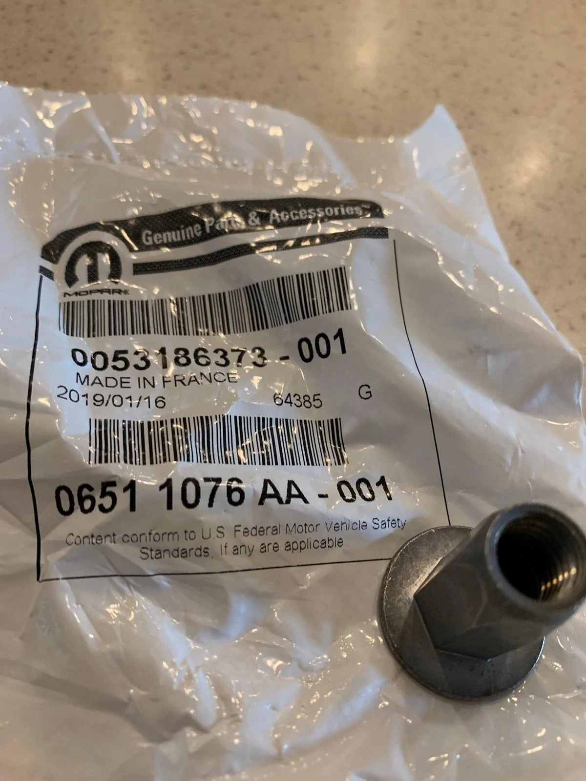 Jeep Wrangler JL OEM threaded insert installation into frame EF8F8F77-AFAB-475B-97D4-E67099F7D5F2