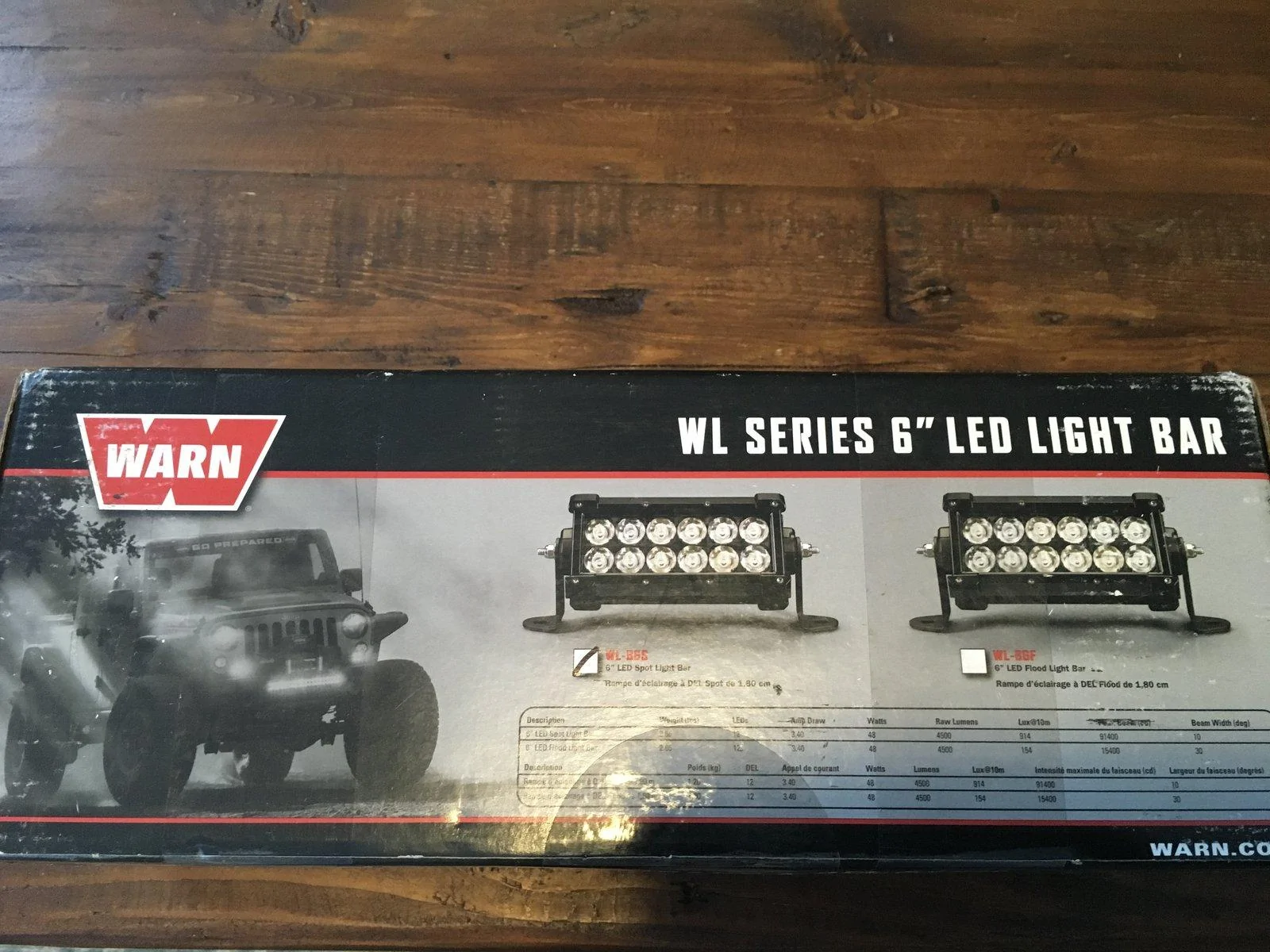 Jeep Wrangler JL Warn WL Series 6” LED Light Bar - Brand New 3E4C9527-FD2C-4E61-9EB2-6CCBE9CF27E5