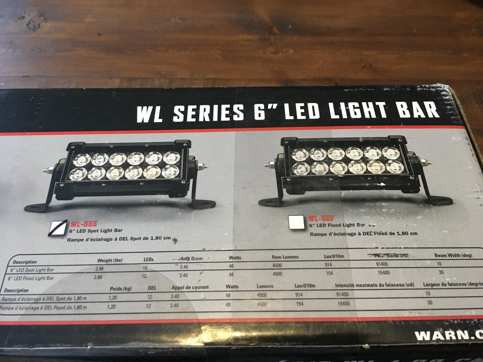 Jeep Wrangler JL Warn WL Series 6” LED Light Bar - Brand New 5936B6E7-9AFC-49CE-9F8B-8B1E82415233