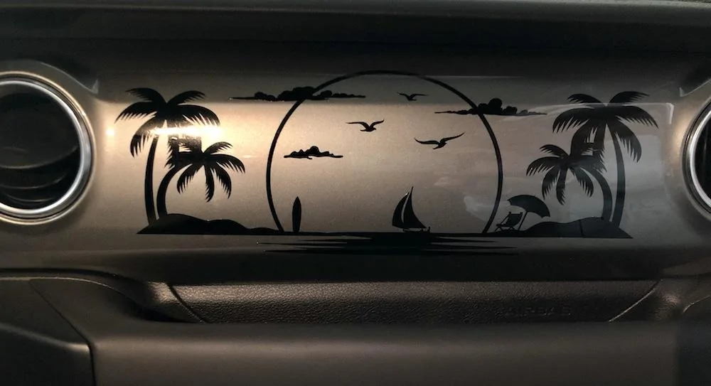Jeep Wrangler JL Dash Board Sticker IMG_2446