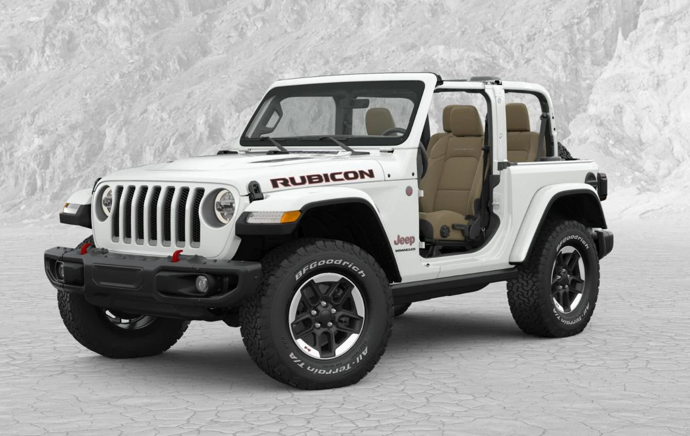 Jeep Wrangler JL Tan soft top availability? White Tan Top Down No Doors
