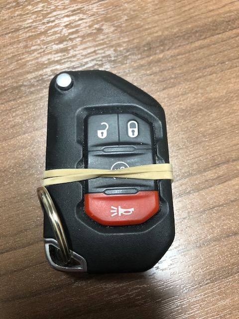 Jeep Wrangler JL the FOB Key fob